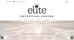 Desktop Screenshot of elitereception.com.au