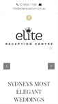 Mobile Screenshot of elitereception.com.au
